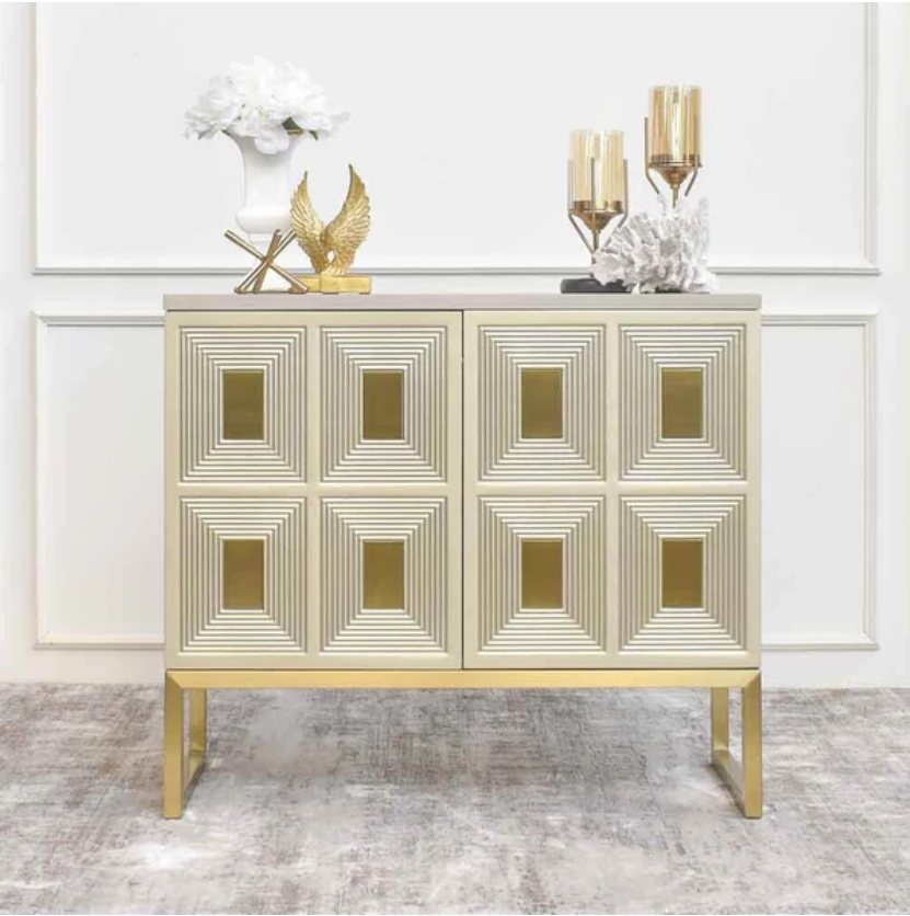 Bufet Kabinet Kontras 2 Pintu